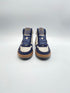 Hip H1803 Dark blue combi white leather